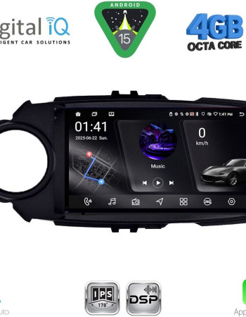 DIGITAL IQ RSG 6737FL_CPA (9inc) MULTIMEDIA TABLET for TOYOTA YARIS mod. 2015-2020