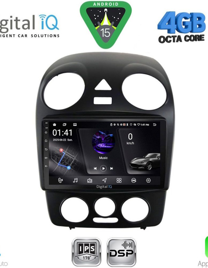 DIGITAL IQ RSG 6742_CPA (9inc) MULTIMEDIA TABLET for VW BEETLE mod. 2004-2011