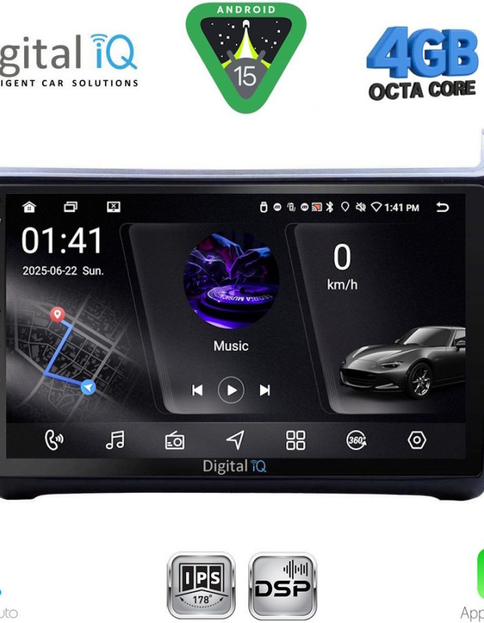 DIGITAL IQ RSG 6757_CPA (9inc) MULTIMEDIA TABLET for VW POLO mod. 2014-2017