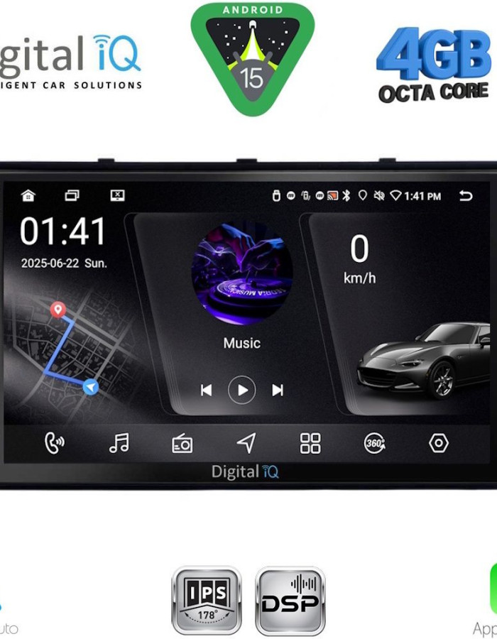 DIGITAL IQ RSG 6758_CPA (9inc) MULTIMEDIA TABLET for VW POLO – TROC – TCROSS mod. 2017-2026