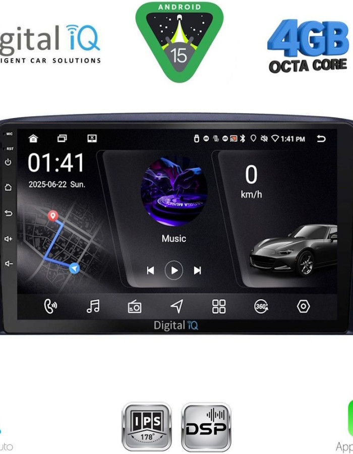 DIGITAL IQ RSG 6786_CPA (9inc) MULTIMEDIA TABLET for VOLVO S80 mod. 1999-2006