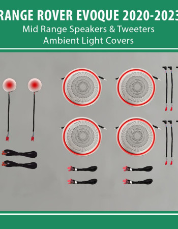 DIQ AMBIENT LR RANGE ROVER EVOQUE (L551) SP mod. 2018-2023 (Digital iQ Ambient Light for LAND ROVER RANGE ROVER EVOQUE L551 mod. 2018-2023 for Mid Range & Tweeters Covers)