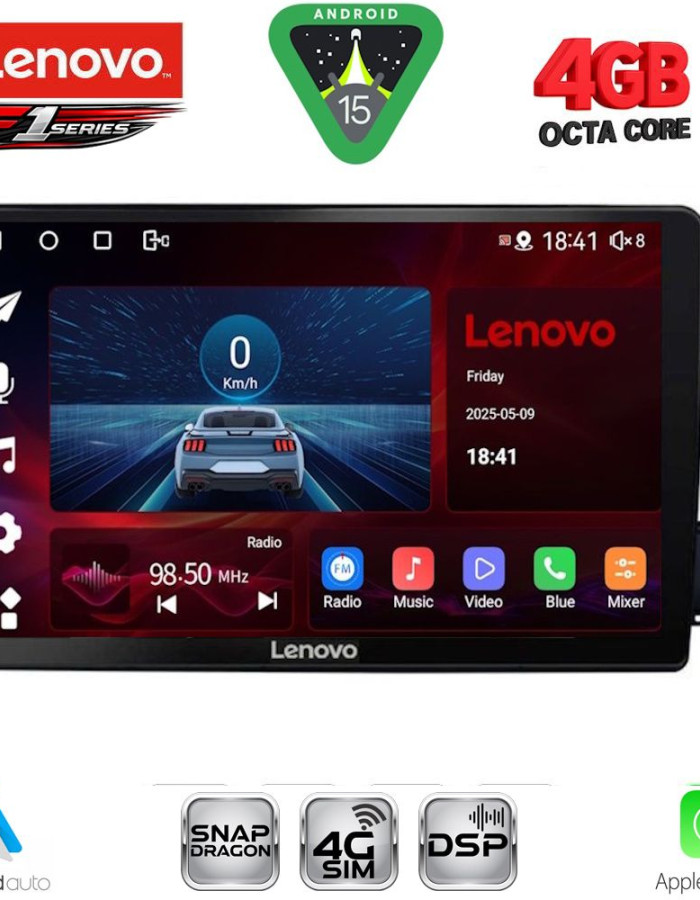 LENOVO SSQ 9015_CPA (10inc) MULTIMEDIA TABLET for AUDI Q5 mod. 2010-2018