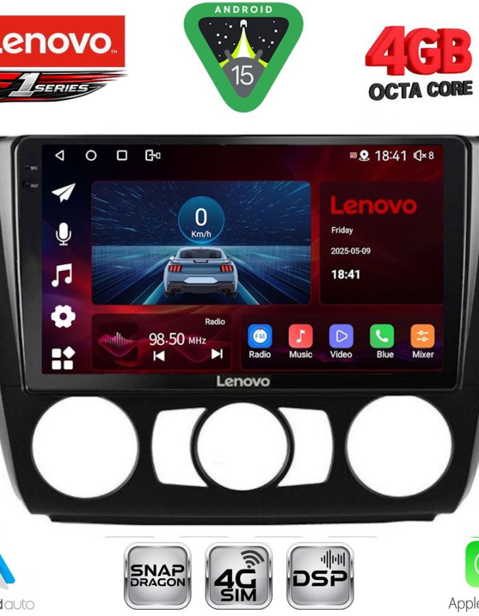 LENOVO SSQ 9040_CPA A/C (9inc) MULTIMEDIA TABLET for BMW S.1  E81-82-87-88 mod. 2004-2013