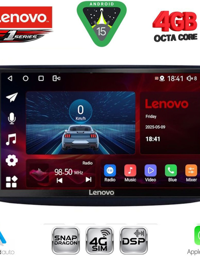LENOVO SSQ 9072_CPA (9inc) MULTIMEDIA TABLET for CHEVROLET AVEO mod. 2006-2010