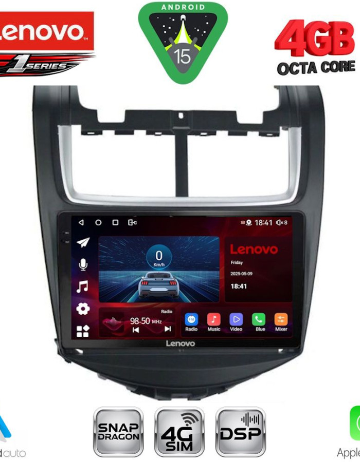 LENOVO SSQ 9075_CPA (9inc) MULTIMEDIA TABLET for CHEVROLET AVEO mod. 2014-2017