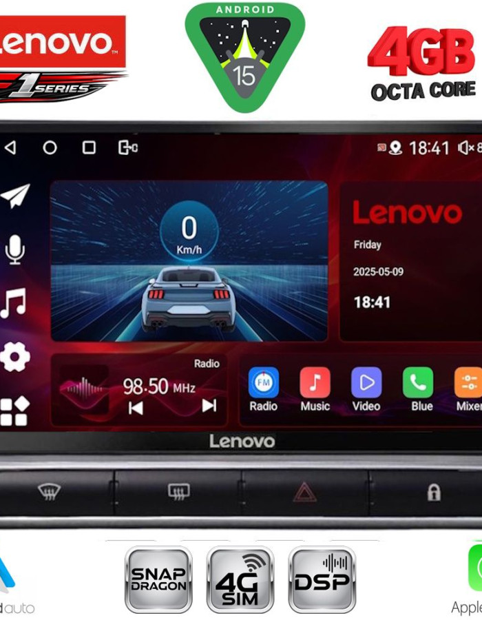 LENOVO SSQ 9093H_CPA (9inc) MULTIMEDIA TABLET for CITROEN C3 - DS3 mod. 2016-2024 High Version
