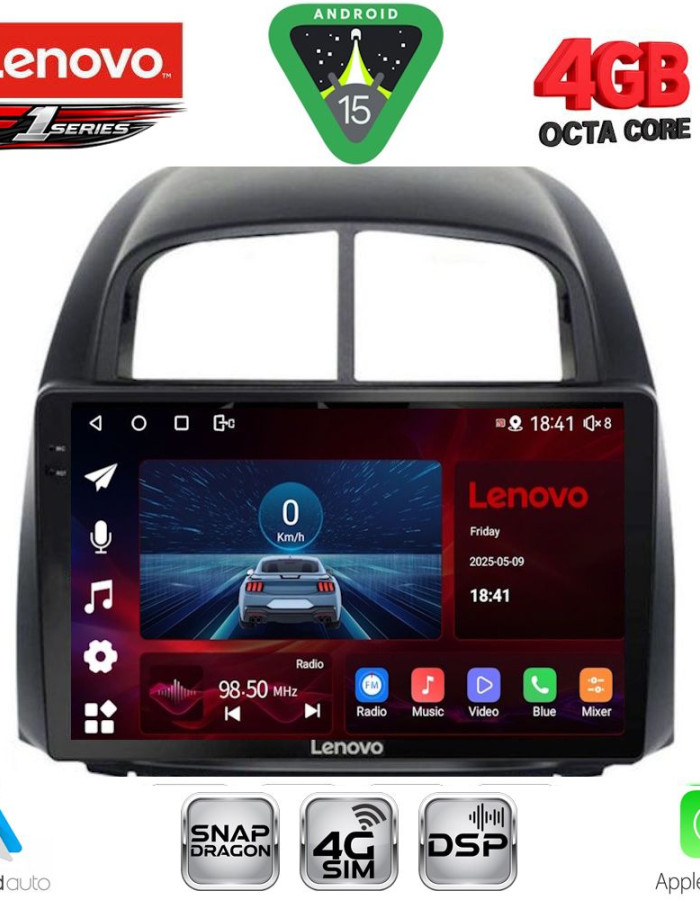 LENOVO SSQ 9124_CPA (10inc) MULTIMEDIA TABLET for DAIHATSU SIRION mod. 2006-2012