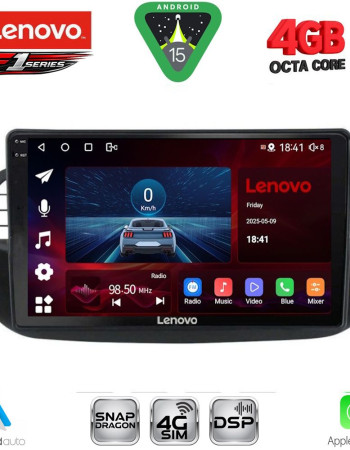 LENOVO SSQ 9130BL_CPA (9inc) MULTIMEDIA TABLET for FIAT 500 mod. 2007-2015 (BLACK)