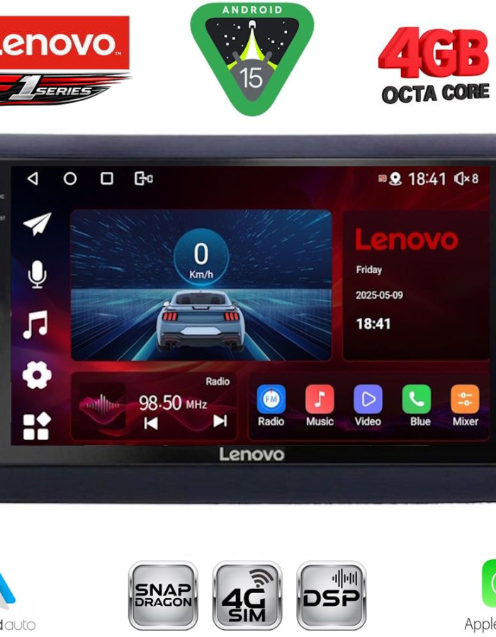 LENOVO SSQ 9145_CPA (9inc) MULTIMEDIA TABLET for FIAT STILO mod. 2001-2007