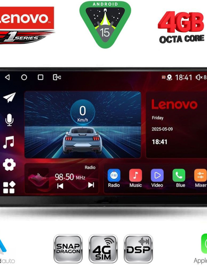 LENOVO SSQ 9155_CPA (10inc) MULTIMEDIA TABLET for FORD FIESTA mod. 2018-2025