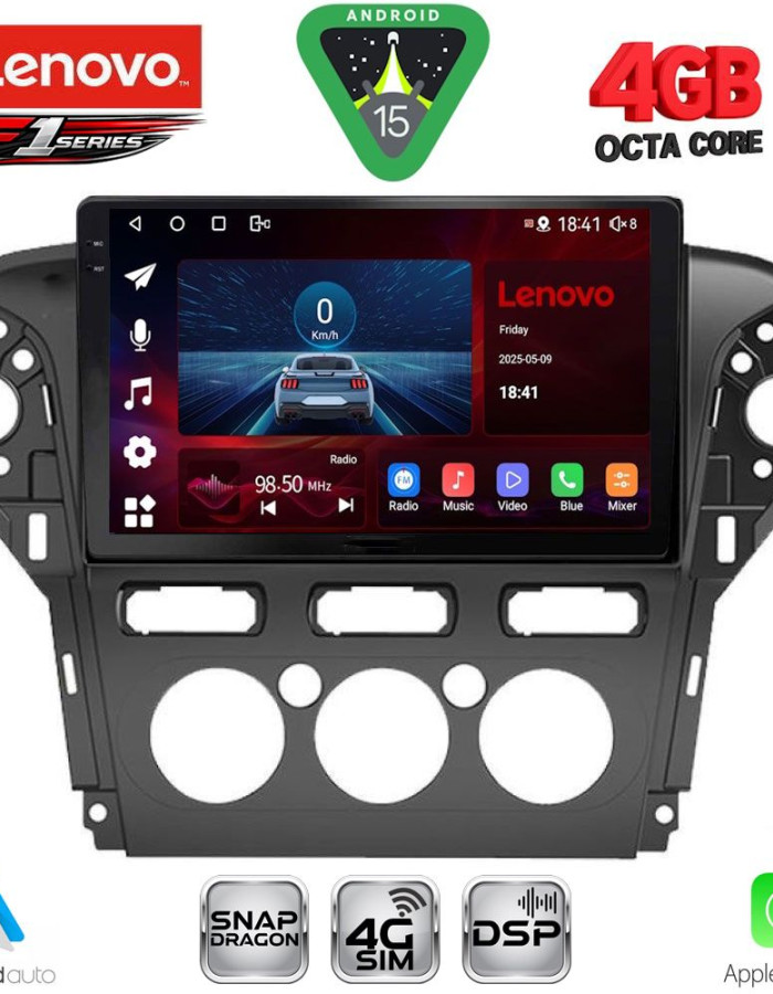 LENOVO SSQ 9163_CPA A/C (10inc) MULTIMEDIA TABLET for FORD MONDEO mod. 2011-2013
