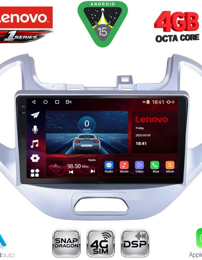 LENOVO SSQ 9167LO_CPA (9inc) MULTIMEDIA TABLET for FORD KA mod. 2017-2024