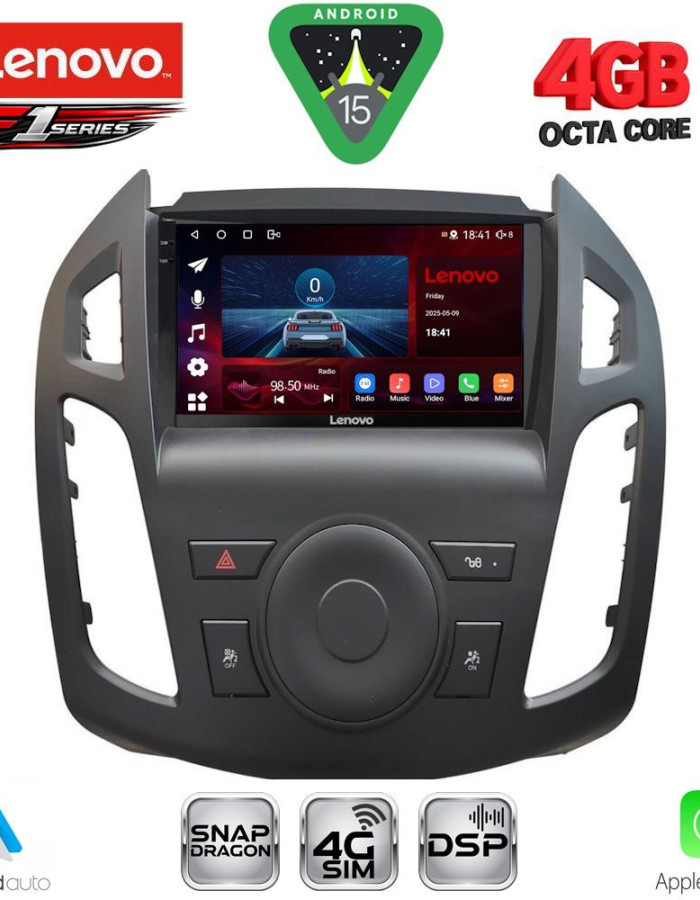 LENOVO SSQ 9176_CPA  (9inc) MULTIMEDIA TABLET for FORD TRANSIT CONNECT mod. 2013-2018