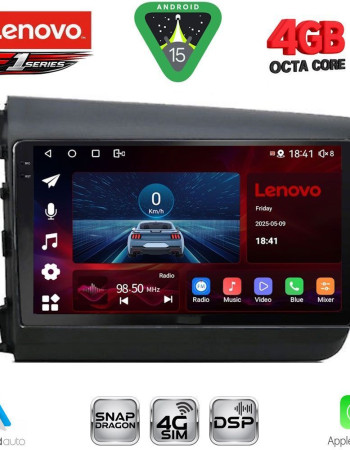 LENOVO SSQ 91904D_CPA (9inc) MULTIMEDIA TABLET for HONDA CIVIC  4Doors mod. 2012-2016