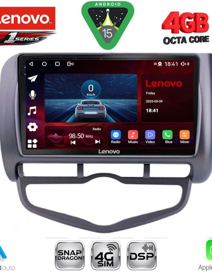 LENOVO SSQ 9210_CPA CLIMA (9inc) MULTIMEDIA TABLET for HONDA JAZZ mod. 2002-2008