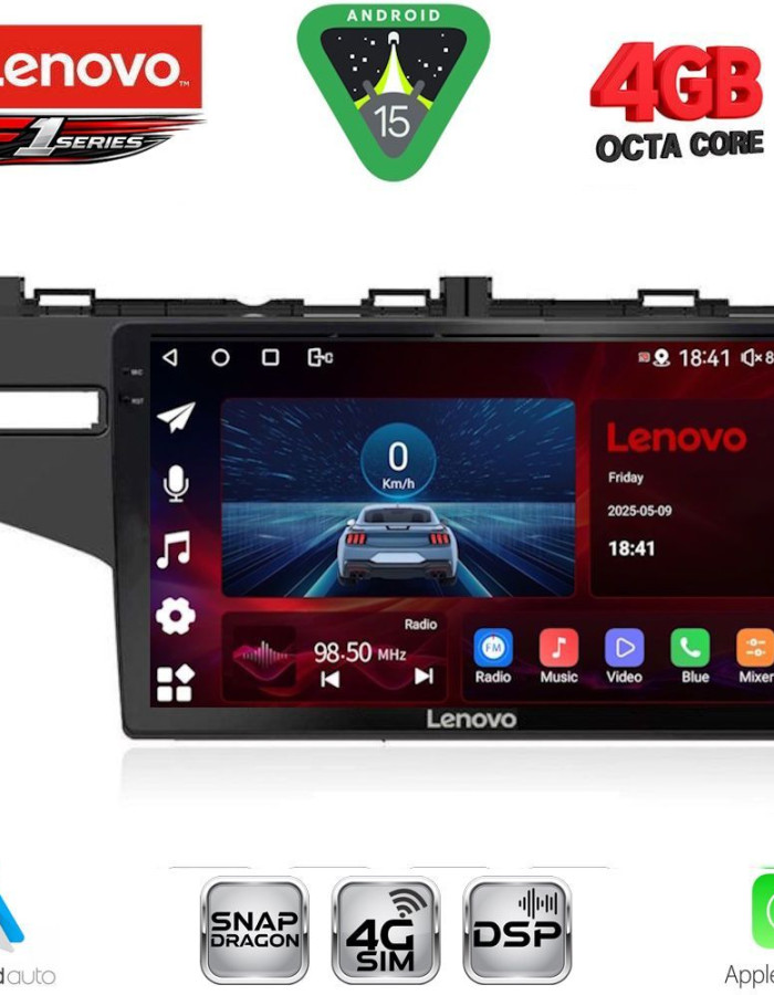 LENOVO SSQ 9212_CPA (10inc) MULTIMEDIA TABLET for HONDA JAZZ mod. 2013-2019