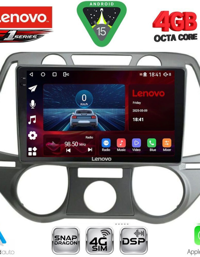 LENOVO SSQ 9228_CPA A/C (9inc) MULTIMEDIA TABLET for HYUNDAI i20 mod. 2008-2012