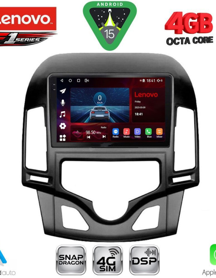 LENOVO SSQ 9231_CPA CLIMA (9inc) MULTIMEDIA TABLET for HYUNDAI i30 mod. 2007-2012