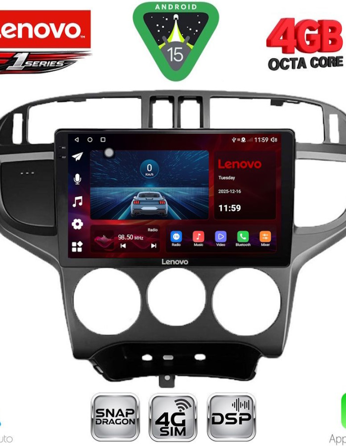 LENOVO SSQ 9240_CPA (9inc) MULTIMEDIA TABLET for HYUNDAI MATRIX mod. 2001-2010