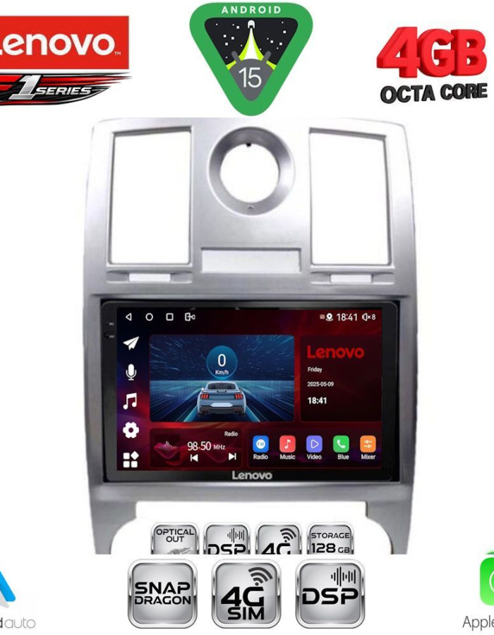 LENOVO SSQ 9285_CPA (9inc) MULTIMEDIA TABLET for CHRYSLER 300C mod. 2005-2010