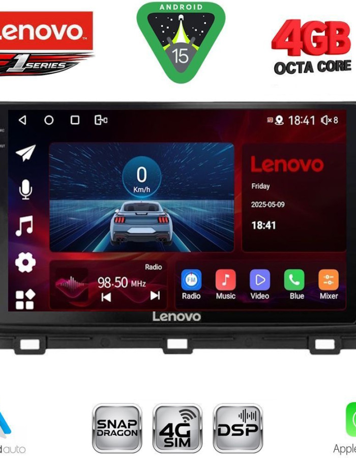 LENOVO SSQ 9303_CPA (10inc) MULTIMEDIA TABLET for KIA CEED - XCEED mod. 2018-2022
