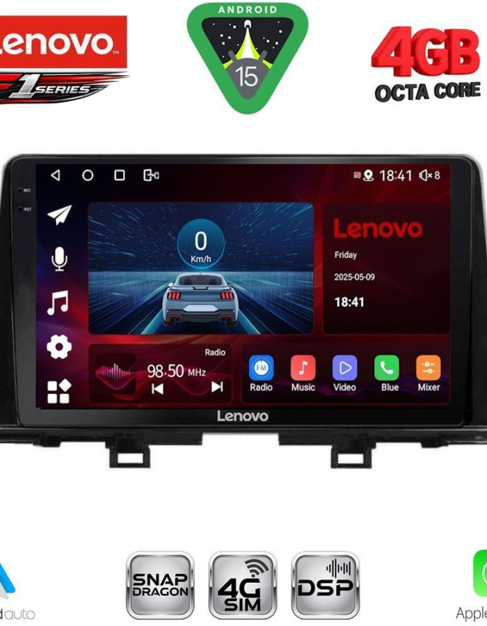 LENOVO SSQ 9310_CPA (9inc) MULTIMEDIA TABLET for KIA PICANTO mod. 2021-2026