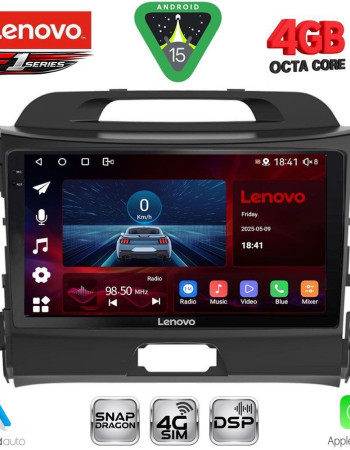 LENOVO SSQ 9325_CPA (9inc) MULTIMEDIA TABLET for KIA SPORTAGE mod. 2010-2015