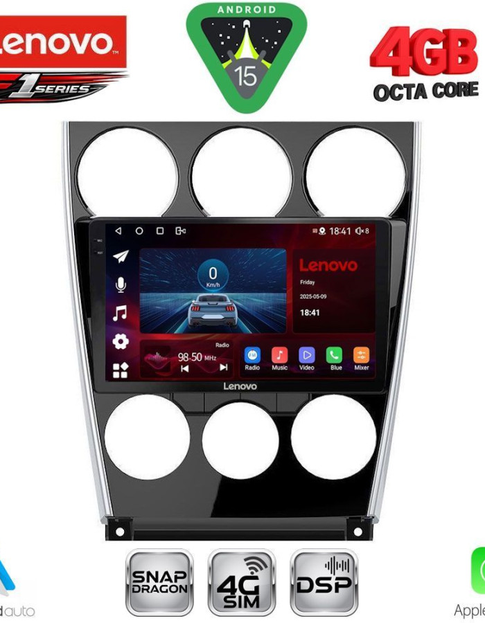 LENOVO SSQ 9375_CPA (9inc) MULTIMEDIA TABLET for MAZDA 6 (FACELIFT) mod. 2005-2008