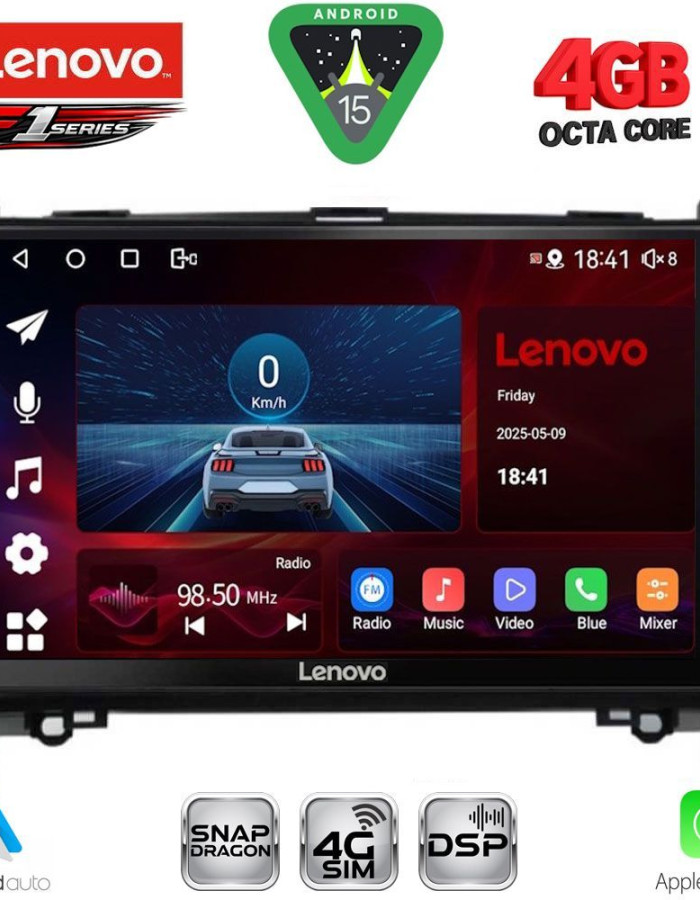 LENOVO SSQ 9400_CPA (9inc) MULTIMEDIA TABLET for MERCEDES A – B -SPRINTER – VITO mod. 2007-2020