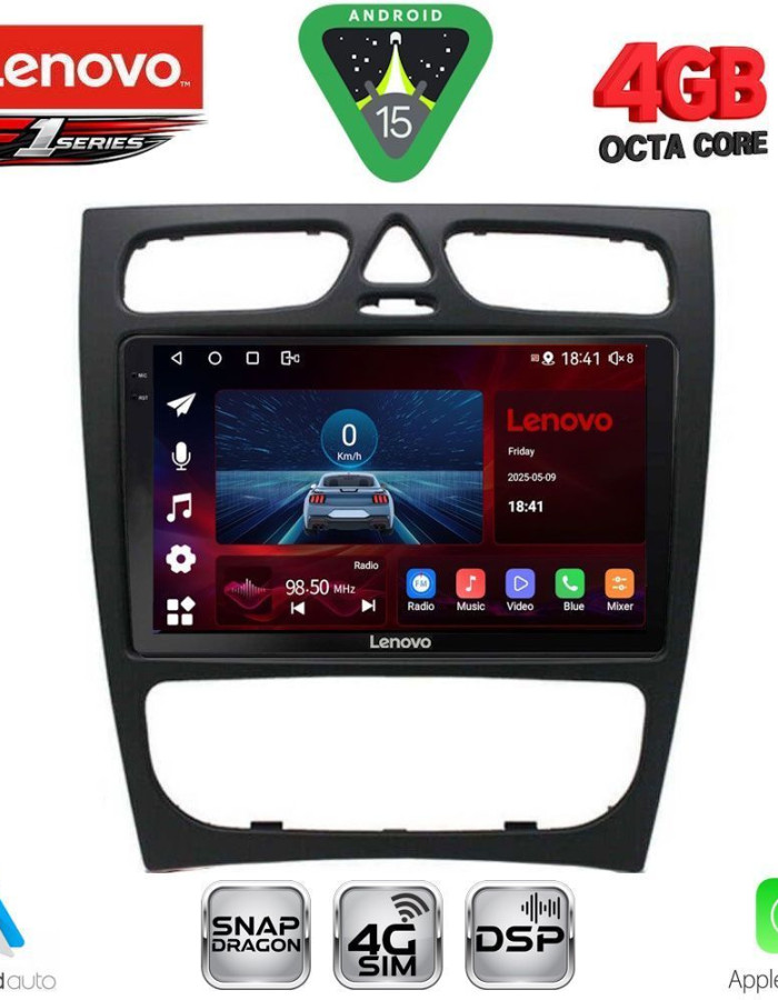 LENOVO SSQ 9402_CPA (9inc) MULTIMEDIA TABLET for MERCEDES C (W203) mod. 1999-2004