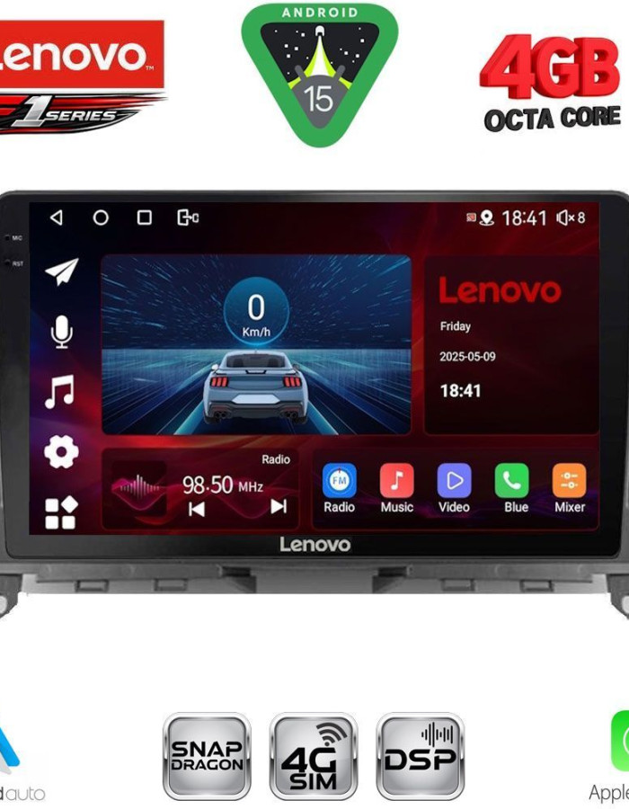 LENOVO SSQ 9405_CPA (9inc) MULTIMEDIA TABLET for MERCEDES C (W204) mod. 2007-2011