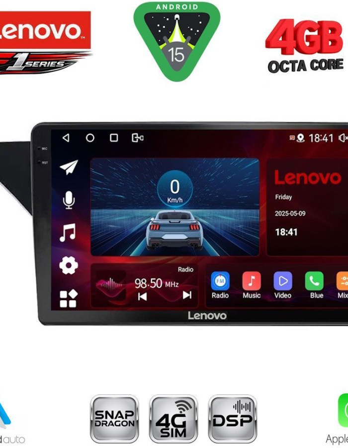 LENOVO SSQ 9412_CPA (NTG 4.5) (9inc) MULTIMEDIA TABLET for MERCEDES GLK (X204) mod. 2013-2017