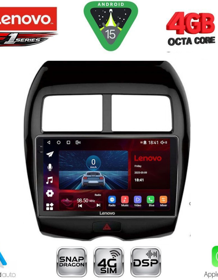 LENOVO SSQ 9430_CPA (10inc) MULTIMEDIA TABLET for MITSUBISHI ASX mod. 2009-2020 - PEUGEOT 4008 mod. 2012-2018