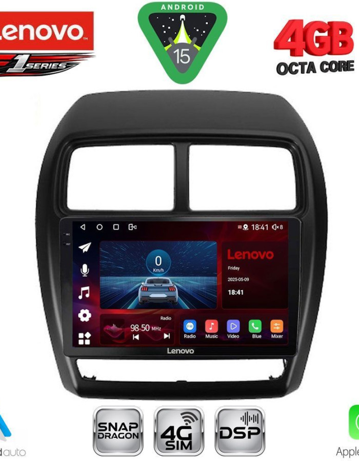 LENOVO SSQ 9431_CPA (9inc) MULTIMEDIA TABLET for MITSUBISHI ASX mod. 2020-2023
