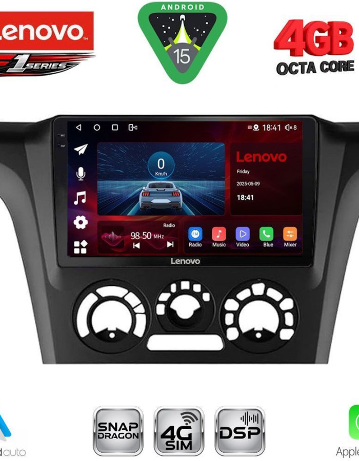 LENOVO SSQ 9441_CPA A/C (9inc) MULTIMEDIA TABLET for MITSUBISHI OUTLANDER mod. 2001-2005