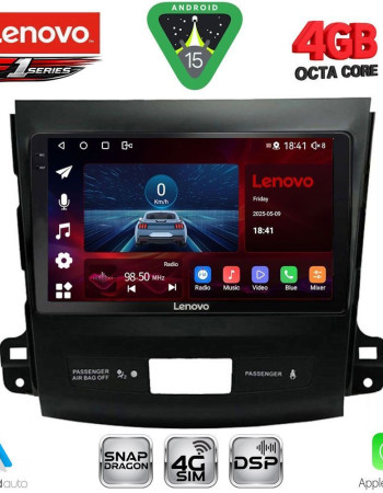 LENOVO SSQ 9442_CPA (9inc) MULTIMEDIA TABLET for CITROEN C-CROSSER | MITSUBISHI OUTLANDER | PEUGEOT 4007  mod. 2006-2012