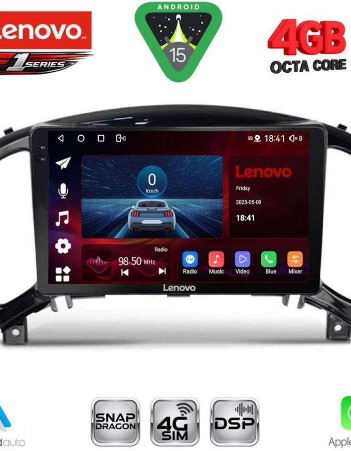 LENOVO SSQ 9452_CPA (9inc) MULTIMEDIA TABLET for NISSAN JUKE mod. 2009-2020
