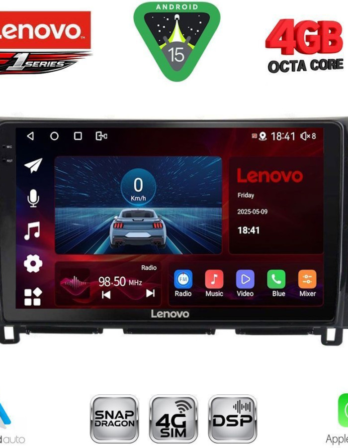 LENOVO SSQ 9456_CPA (10inc) MULTIMEDIA TABLET for NISSAN NAVARA mod. 2016-2025