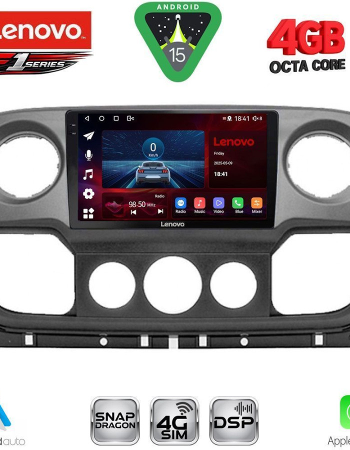 LENOVO SSQ 9463_CPA (10inc) MULTIMEDIA TABLET for NISSAN NV400 - OPEL MOVANO - RENAULT MASTER mod. 2010-2020