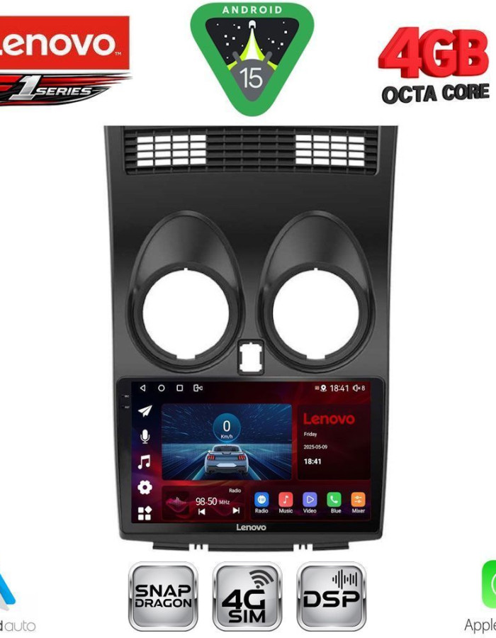 LENOVO SSQ 9466_CPA (9inc) MULTIMEDIA TABLET for NISSAN QASHQAI mod. 2007-2014