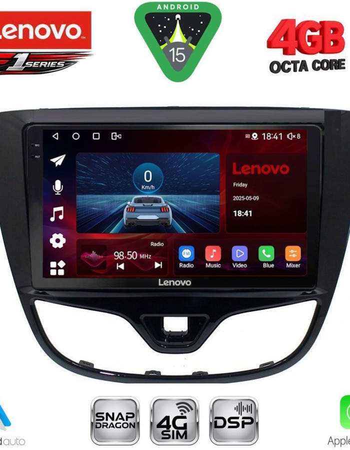 LENOVO SSQ 9489_CPA (10inc) MULTIMEDIA TABLET for OPEL KARL mod. 2014-2019