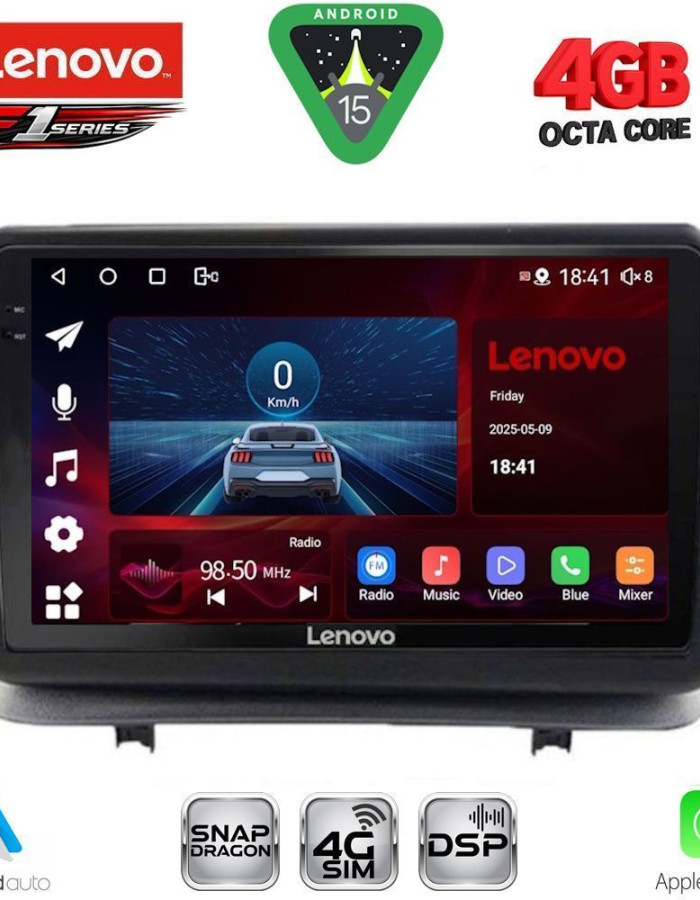 LENOVO SSQ 9543_CPA (9inc) MULTIMEDIA TABLET for RENAULT CLIO mod. 2005-2011