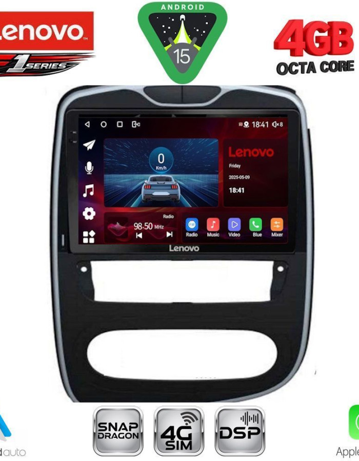 LENOVO SSQ 9545_CPA (10inc) MULTIMEDIA TABLET for RENAULT CLIO mod. 2016-2019