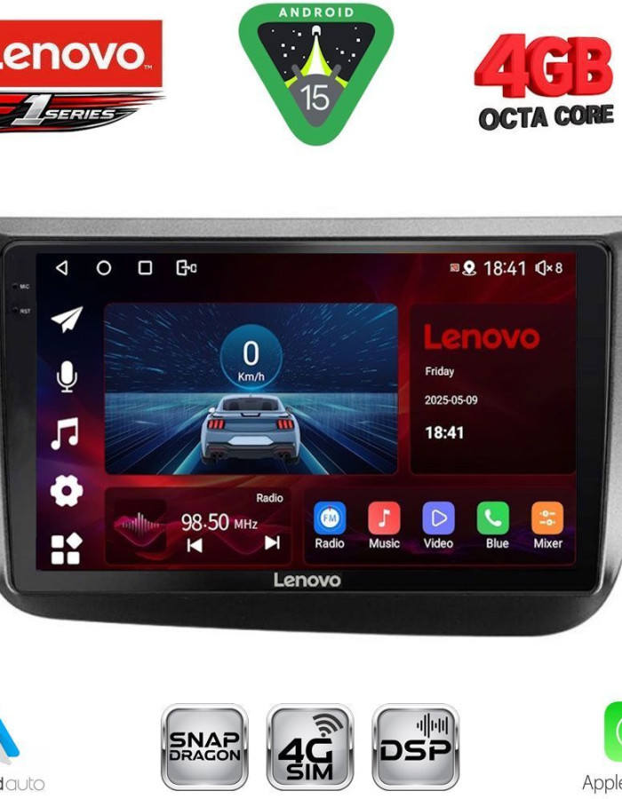 LENOVO SSQ 9570_CPA (9inc) MULTIMEDIA TABLET for SEAT ALTEA mod. 2004-2015
