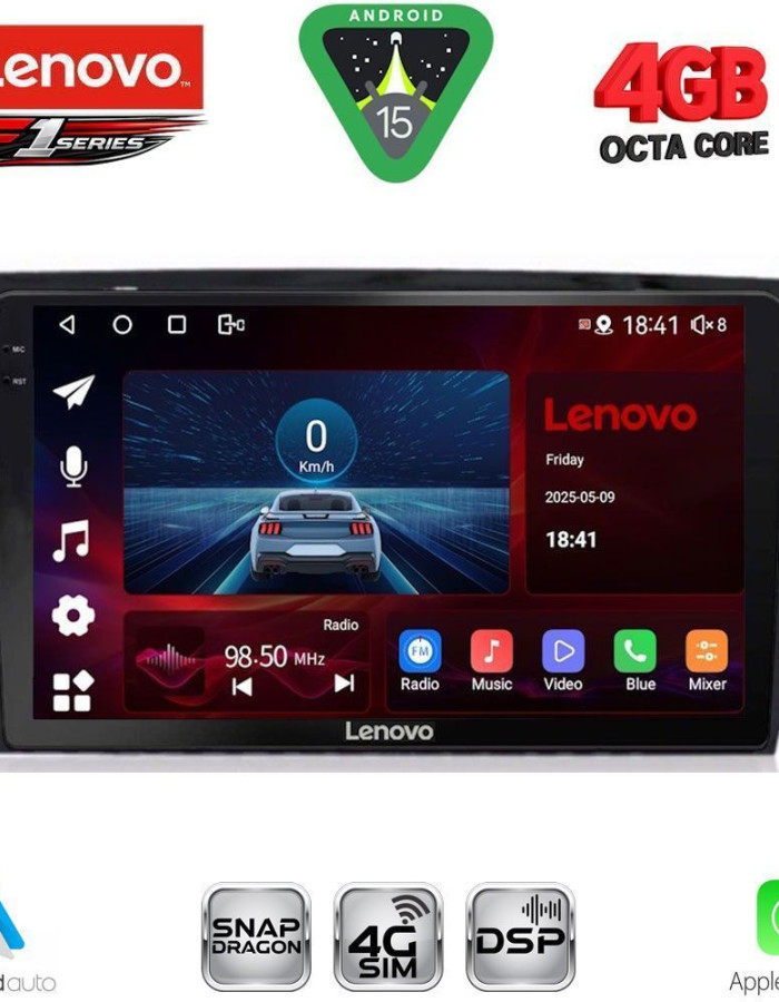 LENOVO SSQ 9597_CPA (10inc) MULTIMEDIA TABLET for SKODA OCTAVIA 7 mod. 2013-2021