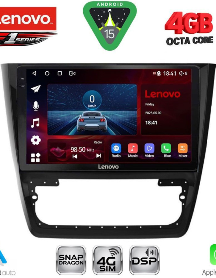 LENOVO SSQ 9610_CPA (10inc) MULTIMEDIA TABLET for SKODA YETI mod. 2014-2018
