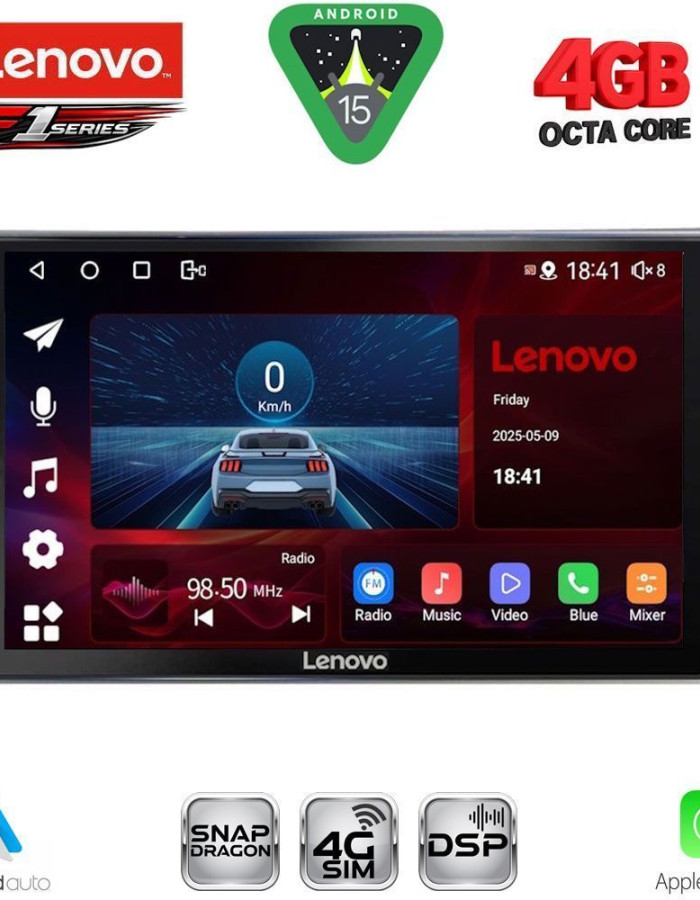 LENOVO SSQ 9659_CPA (9inc) MULTIMEDIA TABLET for SUBARU IMPREZA mod. 2002-2008