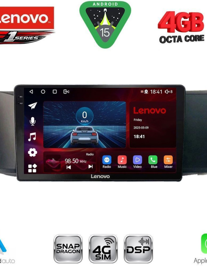 LENOVO SSQ 9669_CPA (9inc) MULTIMEDIA TABLET for TOYOTA GT86 - SUBARU BRZ mod. 2012-2026