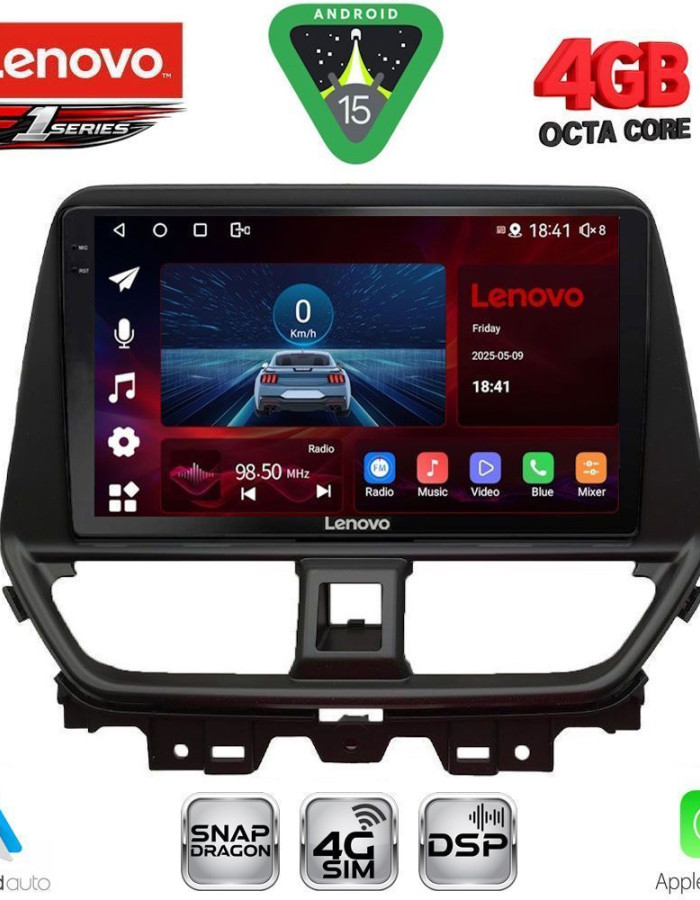 LENOVO SSQ 9673_CPA (9inc) MULTIMEDIA TABLET for SUZUKI BALENO mod. 2022-2026